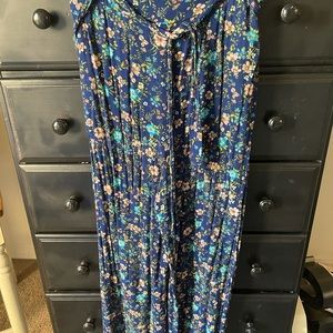 Floral flowy pants